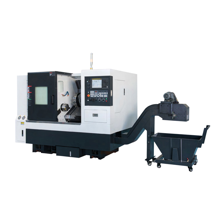 High-Precision-CNC-Lathe-with-Wire-Rail-Inclined-Bed-TSC45L