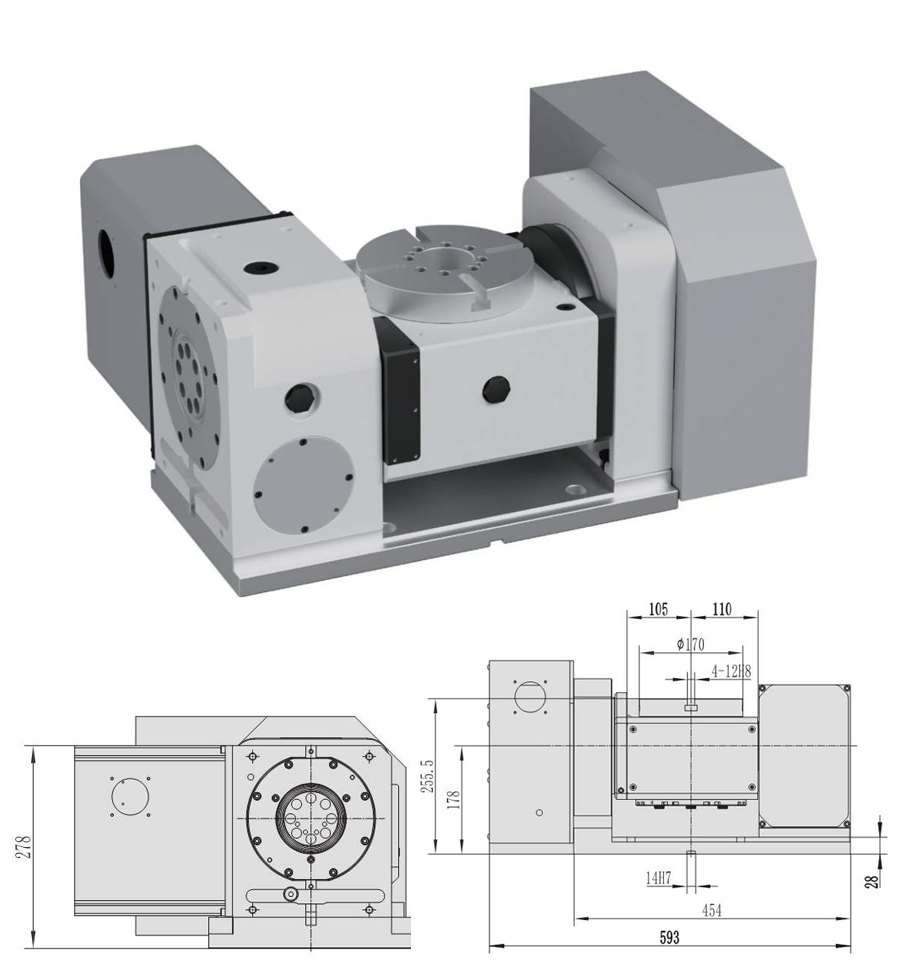5 Axis Rotary Table-1